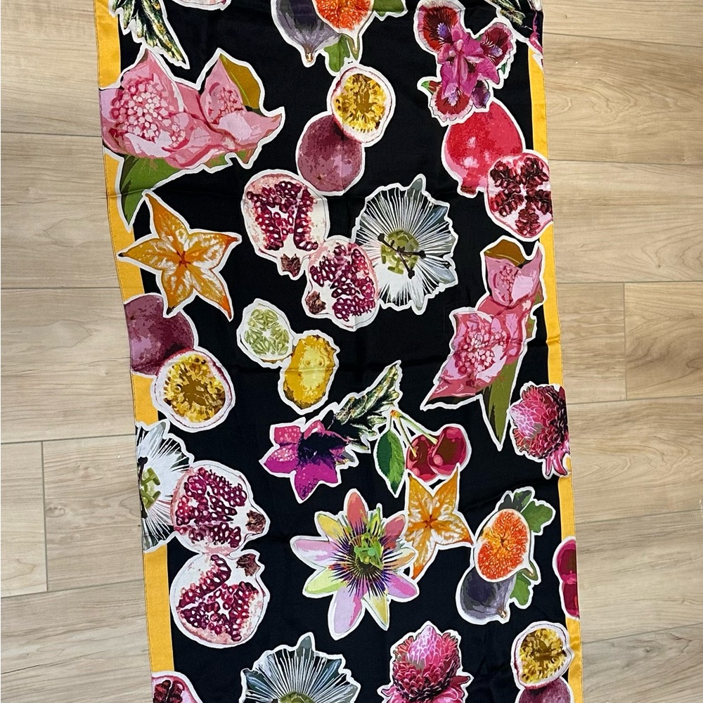 Floral Print Women's Scarf Cover-Up